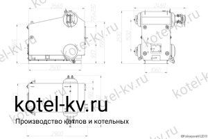 Паровой котел Е 1-9 уголь чертеж
