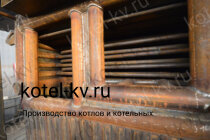 Конструкция водогрейного мазутного котла